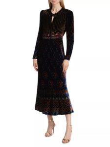 Claudia Velvet Maxi Dress