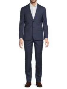 Slim Textured Suit