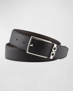 Men's Adjustable Reversible Gancini Belt