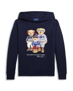 Boys' Polo Bear Family Fleece Hoodie - Little Kid, Big Kid