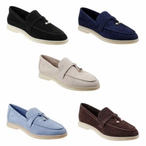 Women's Yanelli Suede Slip on Loafer Flats