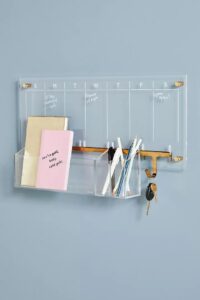 Acrylic Wall Calendar Desk Set