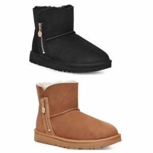 Women's Bailey Zip Shearling Lined Mini Boots