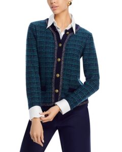 Tweed Crewneck Cardigan - Exclusive