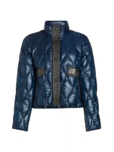 Onion Contrast-trim Down Jacket ($75 Gift Card with Purchase