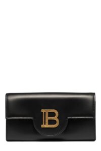 Balmain B-buzz Logo Plaque Chained Wallet