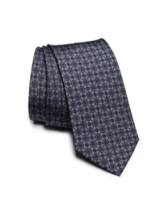 Prospect Chain Link Print Silk Tie