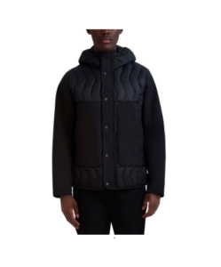 Men's Mixed Media Mid-weight Puffer Jacket