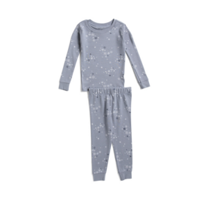 Kids 2pc Snowflake Pajama Set Size 2-7