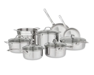 13-piece 3-ply Stainless Steel Cookware Set