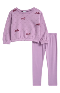 Little Bow Sweatshirt & Leggings Set 3m-18m