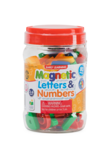 Magnetic Letters and Numbers