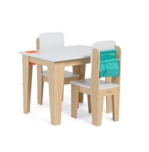 Pocket Storage Table and 2 Chair Set