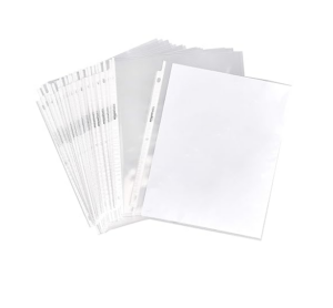 Clear Sheet Protector for 3 Ring Binder, 8.5