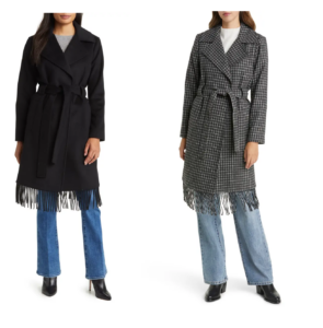 Fringe Wrap Coat