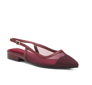 Kieran Mesh Slingback Flats