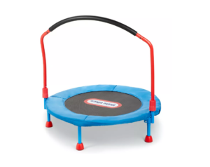 Little Tikes Easy Store 3' Trampoline - Blue/black/red