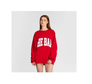 Varsity Sweatshirt Ruby