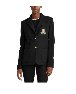 Patch Jacquard Blazer