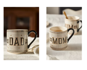 Bistro Tile Mom & Dad Mug