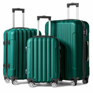 Zimtown 3 Piece Nested Spinner Suitcase Luggage Set