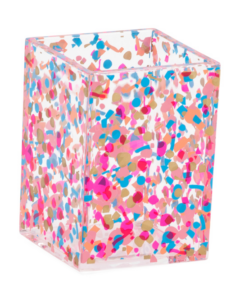 Confetti Acrylic Pencil Cup