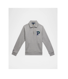 Boy's Logo Patch Fleece Sweatshirt