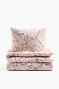 Patterned Cotton Duvet Cover Set