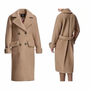 Double Breasted Merino Wool Coat