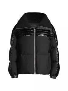 Elmira Glossy Bomber Jacket