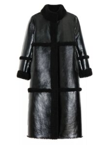 Tilly Faux Leather Reversible Coat