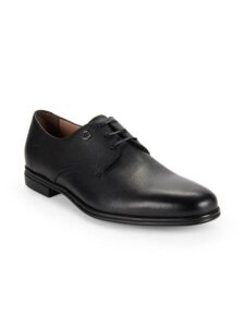 Spencer Gancini Pebbled Leather Derby Shoes