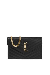 Saint Laurent Cassandre Envelope Chain Wallet