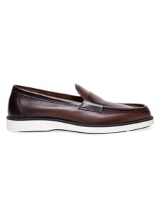 Detroit Burnished Leather Loafers