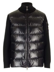 Moncler Panelled Zip-up Padded Cardigan