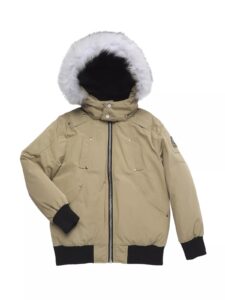 Little Girl's & Girl's Down Bomber Jacket