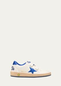 Kid's Ball Star Nappa Leather Low-top Sneakers, Toddler/kids