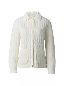 Sian Vertical-quilted Down Jacket