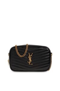 Saint Laurent Lou Logo Plaque Mini Shoulder Bag