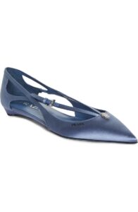 Strappy Pointed Toe Ballet Flat (women)