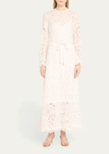 Ottie Embroidered Long Dress