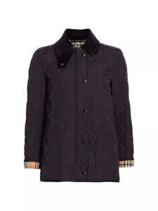 Cotswold Boxy Quilted Logo Jacket