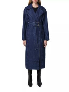 Tate Denim Trench Coat