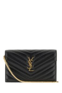 Saint Laurent Envelope Cassandre Chain Wallet