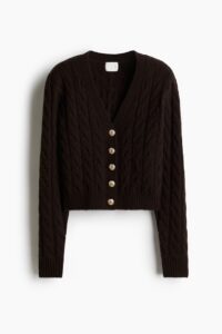 Cable-knit Cardigan