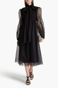 Tulle Midi Dress