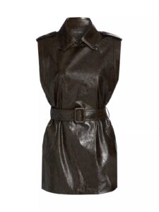 Harper Faux Leather Vest