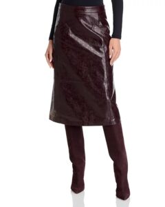 Kobi Halperin Zadie Faux Leather Skirt