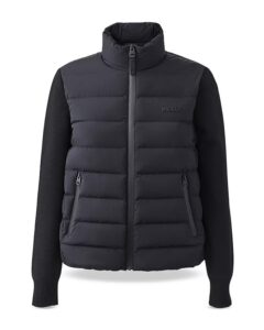 Ocean Mixed Media Puffer Jacket (women)