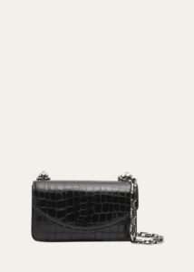 Loubi54 Small Alligator-embossed Crossbody Bag